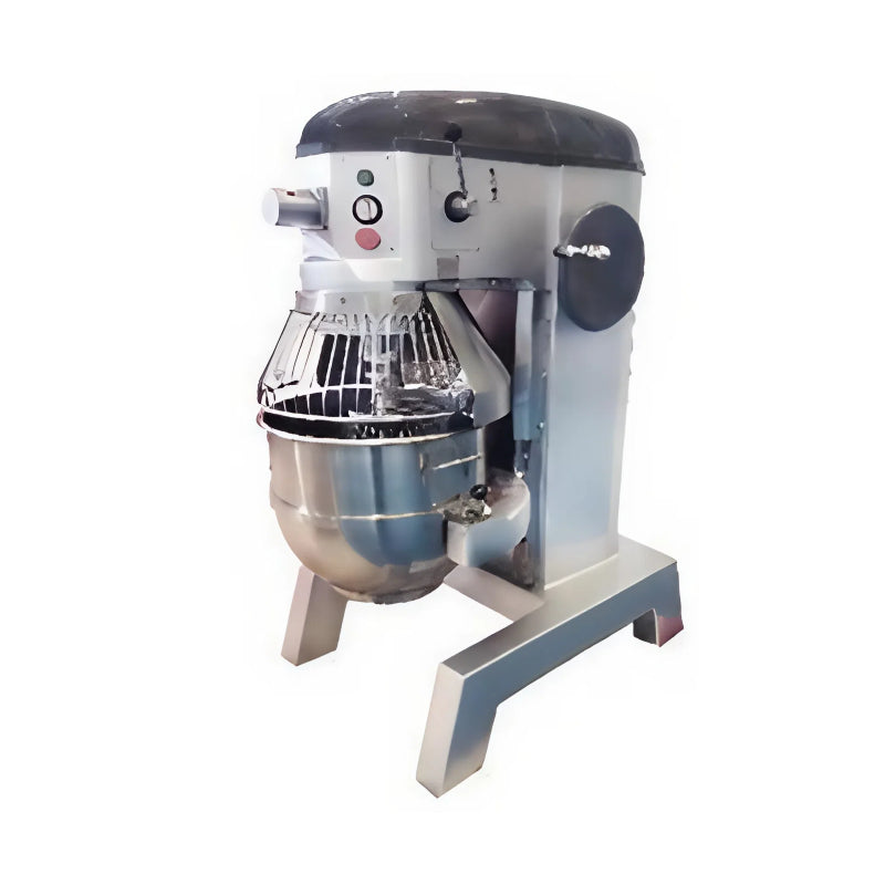 Hakka 60Qt 立式面团搅拌机 4 档速度带计时器,4 功能不锈钢食品搅拌机带计时器