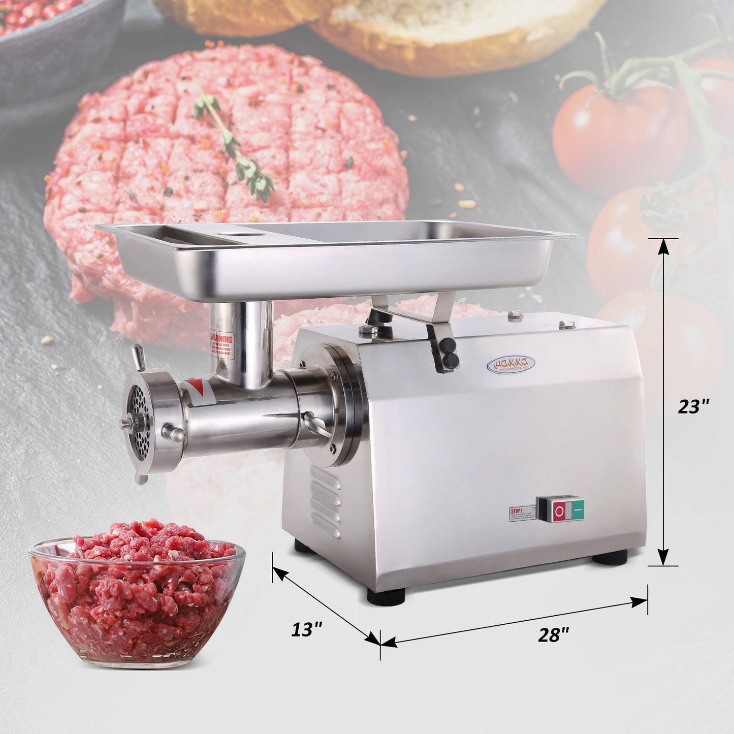 客家兄弟TC系列商用不锈钢电动绞肉机(TC32)