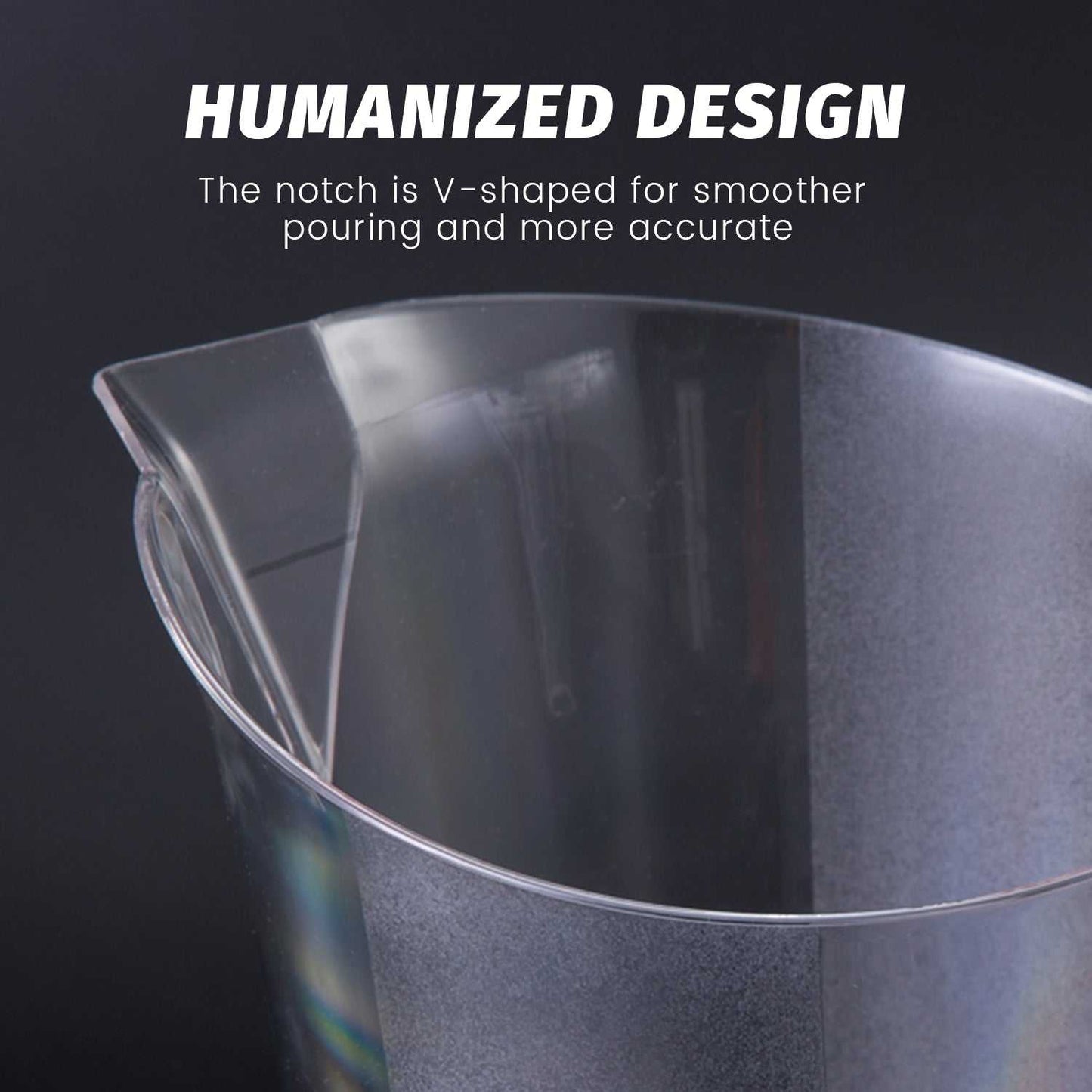 5-Piece Clear Polycarbonate Measuring Cup Set