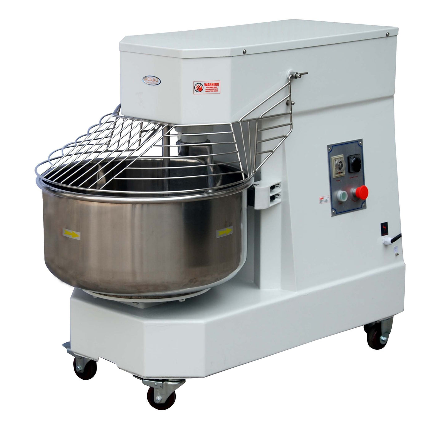 Hakka 商用 60 夸脱螺旋式面团搅拌机 - 220V/60Hz 第 3 阶段(60 夸脱螺旋式搅拌机)