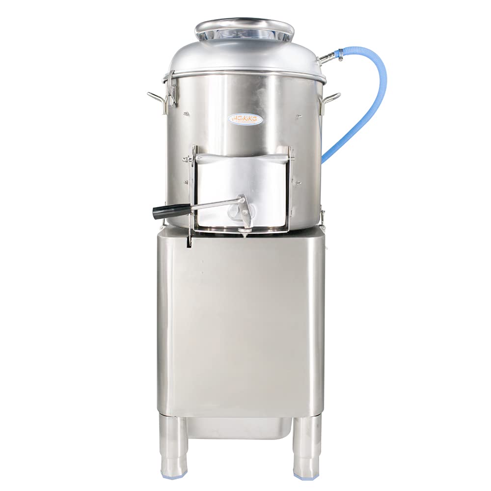 Hakka Commercial Electric Potato Peeler 20LBS Potato Washer Machine 365lb/Hour