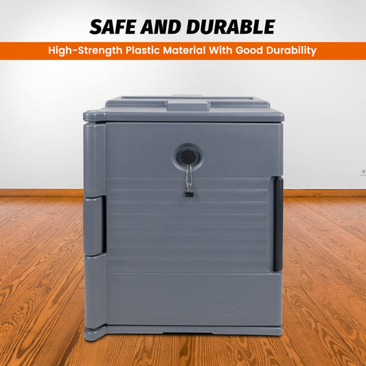 Clivia Insulated Food Pan Carrier 82 Qt Stackable Front Load Catering Container