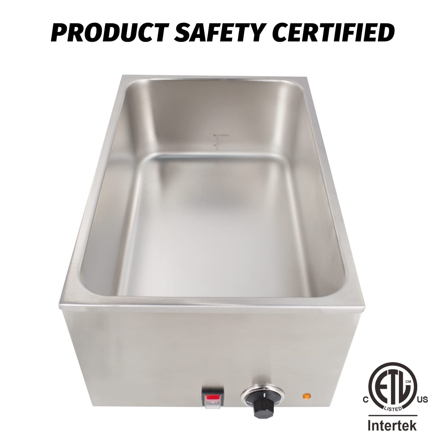 EasyRose 20 英寸 x 12 英寸全尺寸电动台面食物加热器 - 120V,1200W