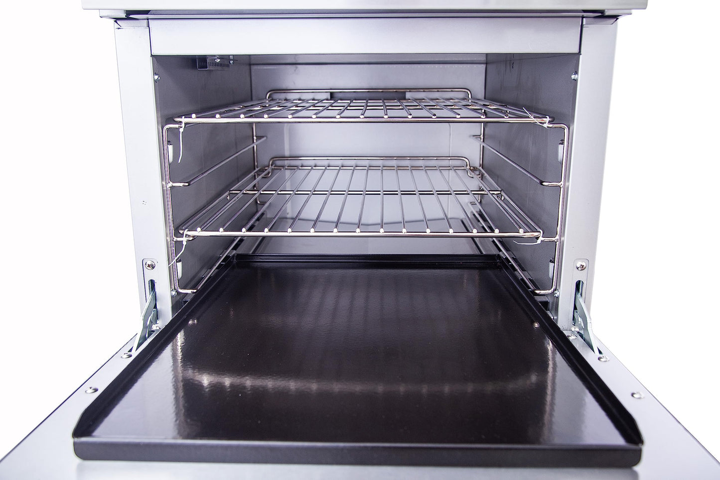 EasyRose 24" Natural Gas Commercial Restaurant Kitchen 4 Burners Range With Oven