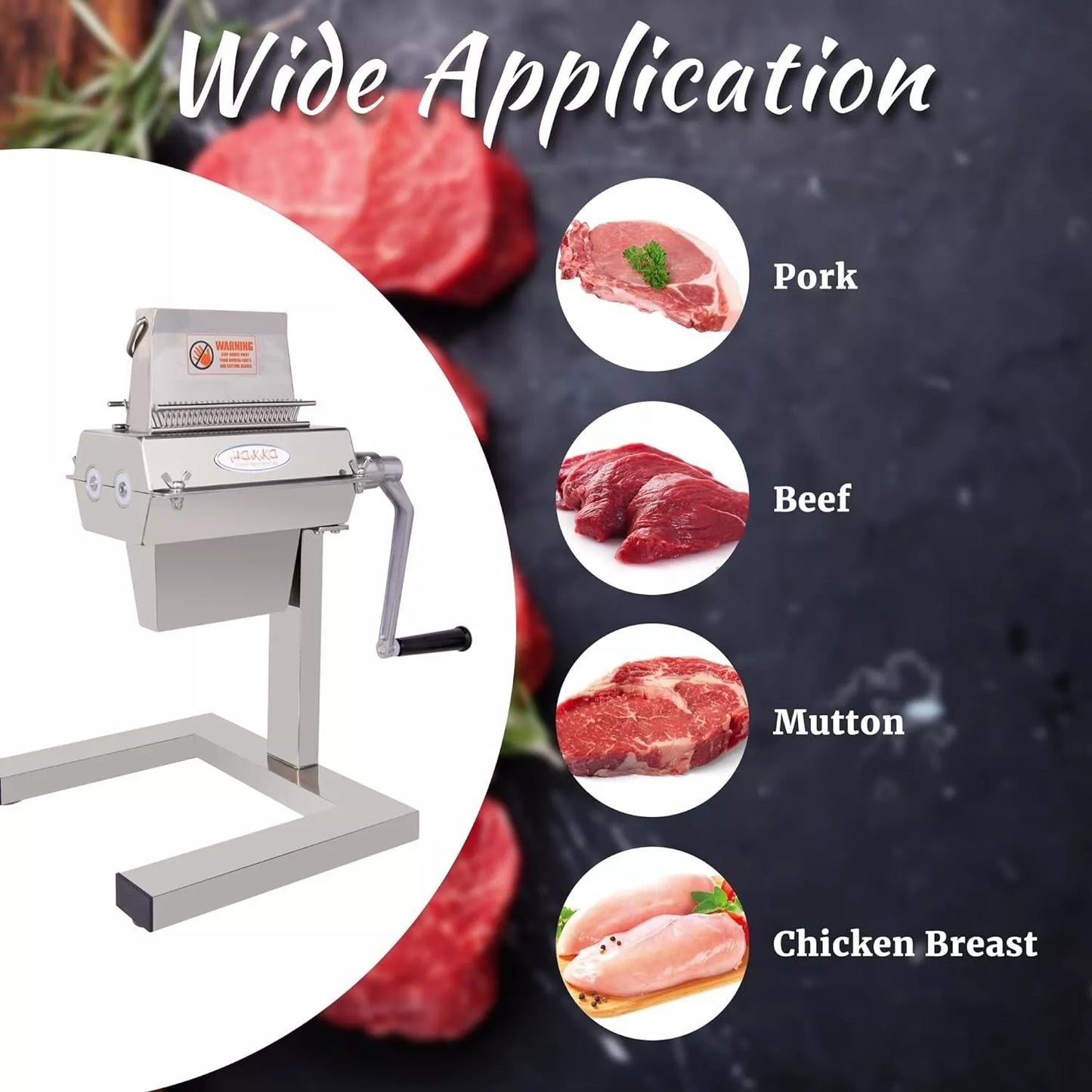 Hakka 5'' 不锈钢嫩肉器