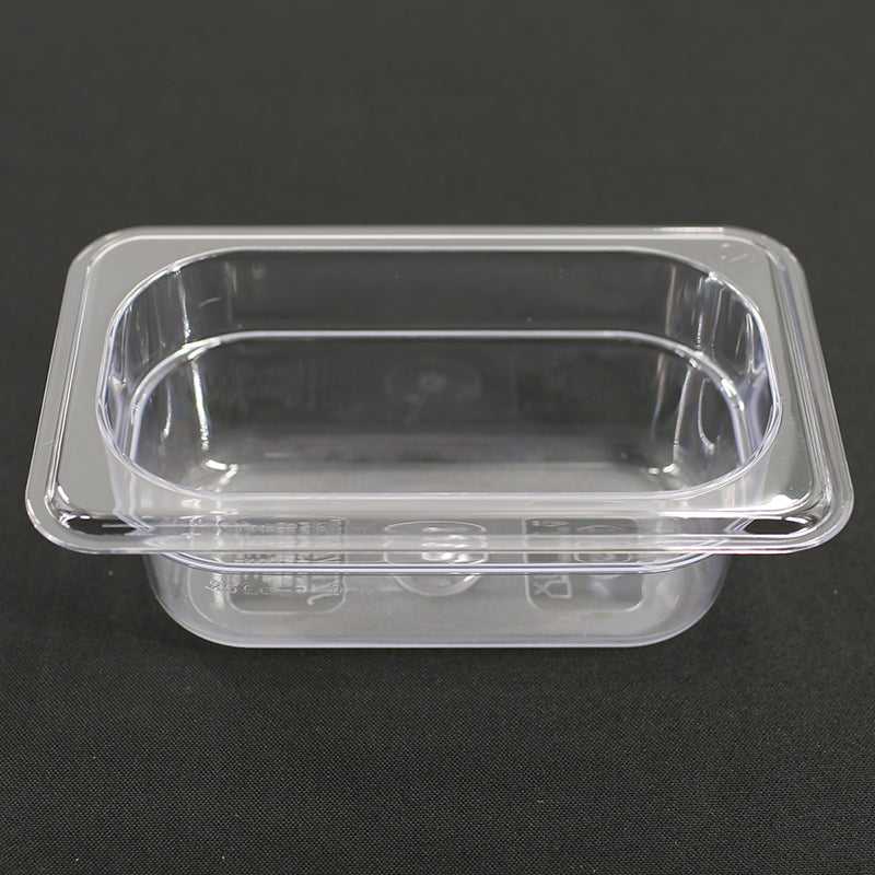 1/9 Size Polycarbonate Gastronorm Pans,176*108*65MM,Clear - Pack of 6