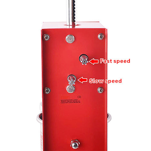 Hakka 22 Lbs(10 Liter) Sausage Stuffer 2 Speed Stainless Steel Vertical Meat Filler