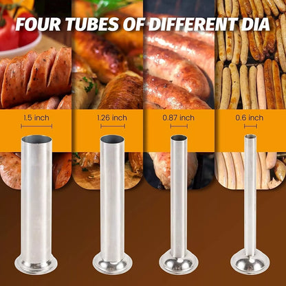 Hakka 25 Lb/12L 2 Speed Vertical Stainless Sausage Stuffer
