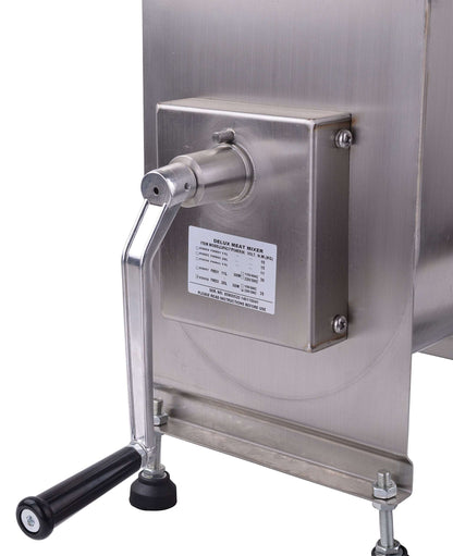 Hakka 15-Liter capacity Tank Stainless Steel Manual Meat Mixer (Mixing Maximum 30-Pound for Meat)