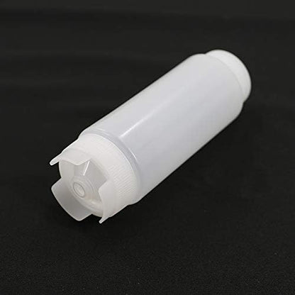 EasyRose 4 件装 20 盎司塑料食品级调味品挤压瓶，非常适合番茄酱、芥末、糖浆、酱汁、调味品、油、艺术品和工艺品