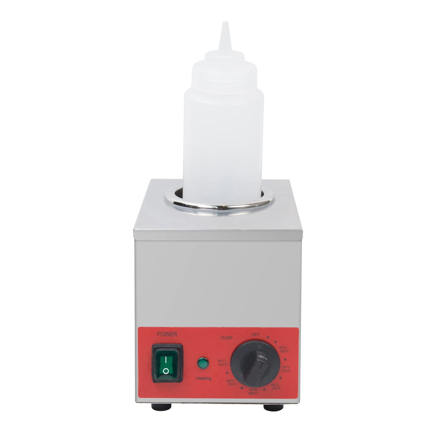 EasyRose 220W 配料瓶加热器，单酱汁瓶加热器电动奶酪瓶加热器（不含瓶子）
