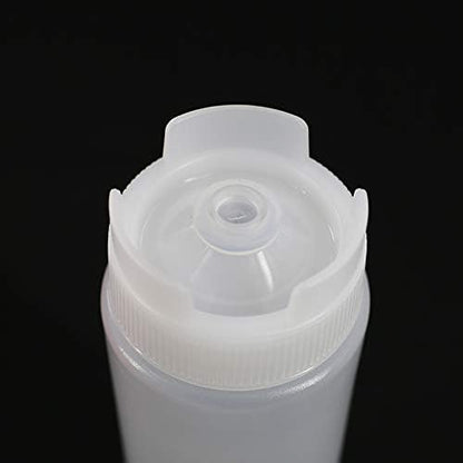 EasyRose 4 件 32 盎司塑料食品级调味品挤压瓶，非常适合番茄酱、芥末、糖浆、酱汁、调味品、油、艺术品和工艺品