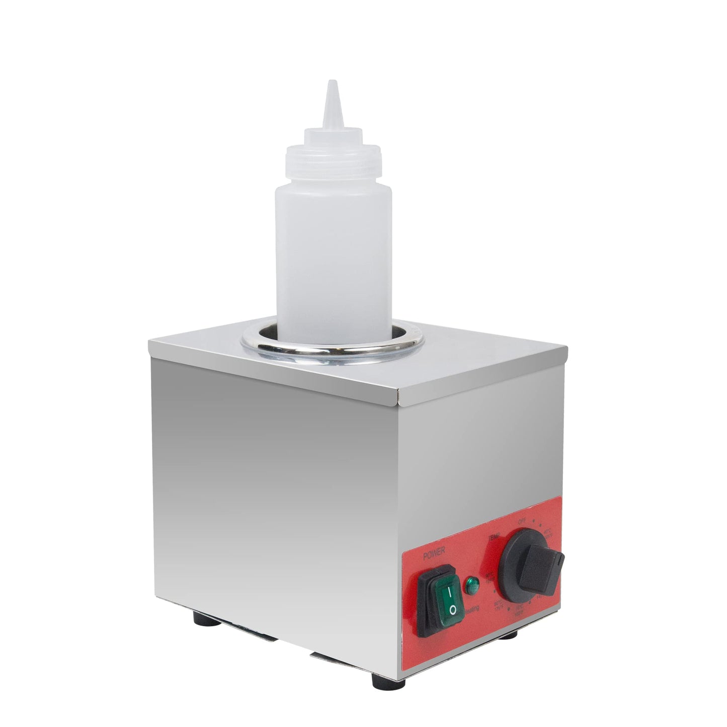 EasyRose 220W 配料瓶加热器，单酱汁瓶加热器电动奶酪瓶加热器（不含瓶子）
