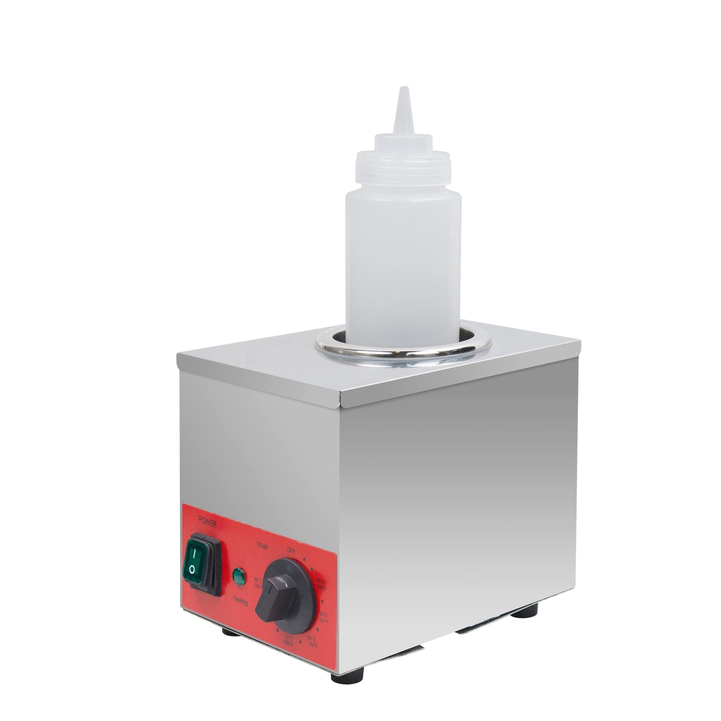 EasyRose 220W 配料瓶加热器，单酱汁瓶加热器电动奶酪瓶加热器（不含瓶子）