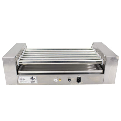 EasyRose Commercial Electric 18 Hot Dogs 7 Rollers Grilling Warmer Cooker